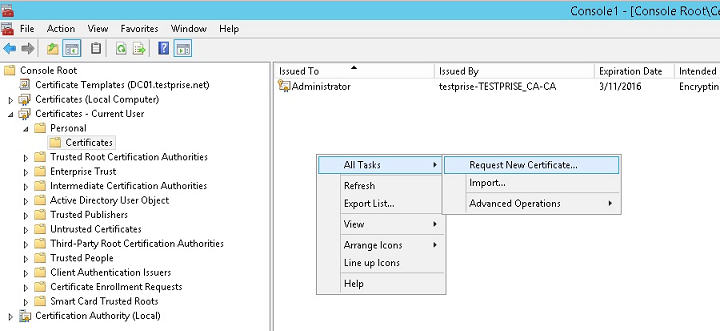 Microsoft Management Console