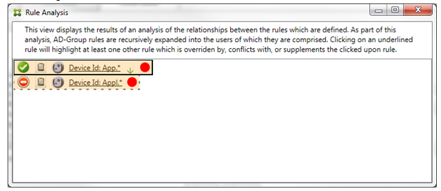 Image de la page de la console Endpoint Management Connector pour Exchange ActiveSync