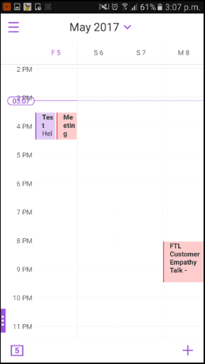 图像放大e of colored calendar